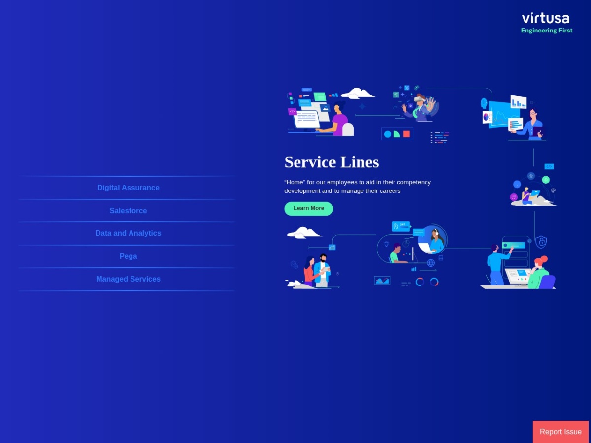 Service Lines Interactive Experience