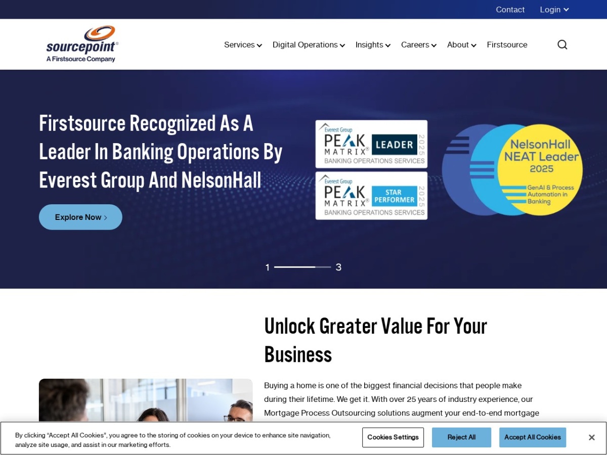 Sourcepoint Mortgage Website