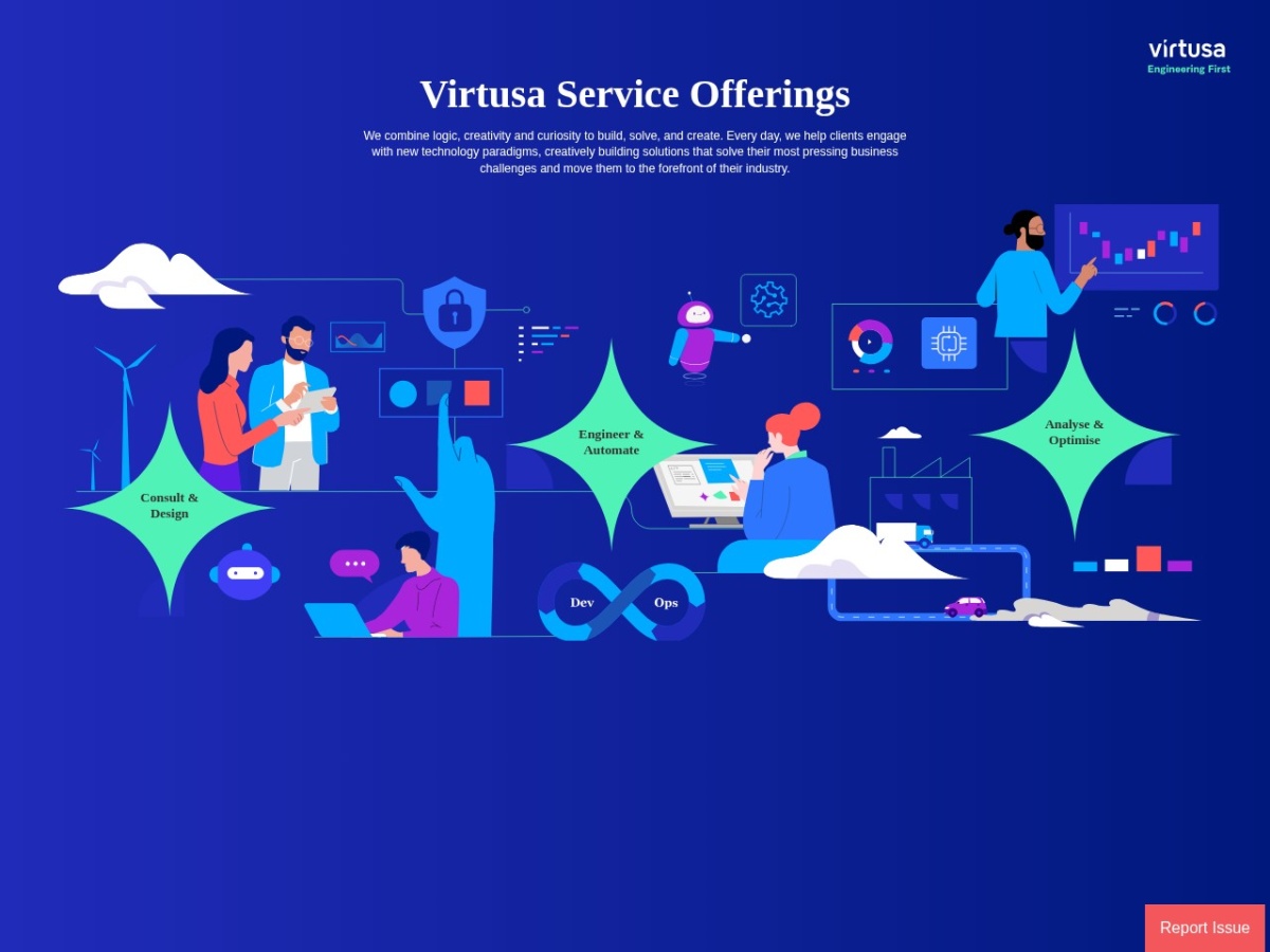 Service Offerings Interactive Experience