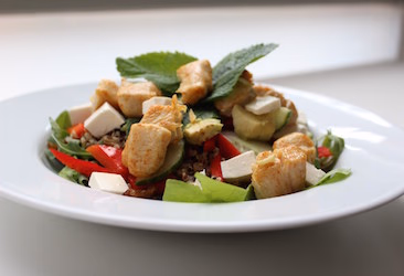 quinoa-salade-kip-munt
