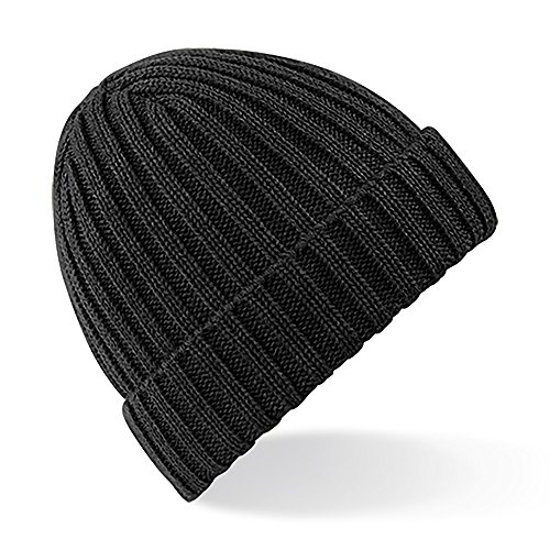 Gorro beanie de invierno acanalado modelo Chunky Ribbed unisex