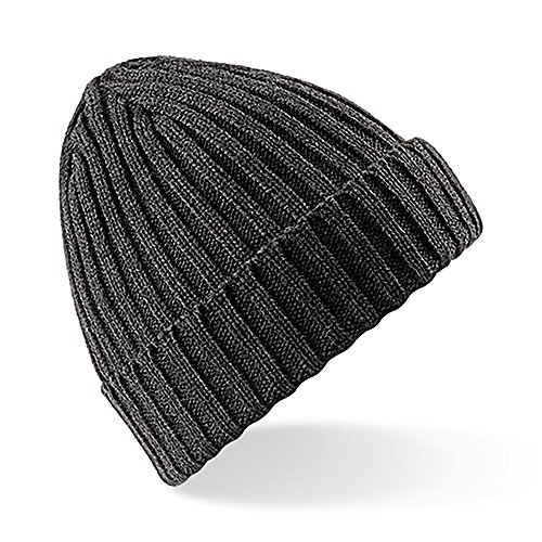 Gorro beanie de invierno acanalado modelo Chunky Ribbed unisex