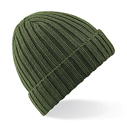 Gorro beanie de invierno acanalado modelo Chunky Ribbed unisex