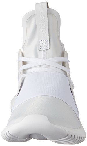 Unisex Tubular Defiant W Zapatos en Tejido Blanco y Cuero Blanco S75250