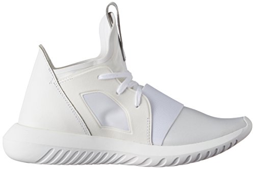 Unisex Tubular Defiant W Zapatos en Tejido Blanco y Cuero Blanco S75250