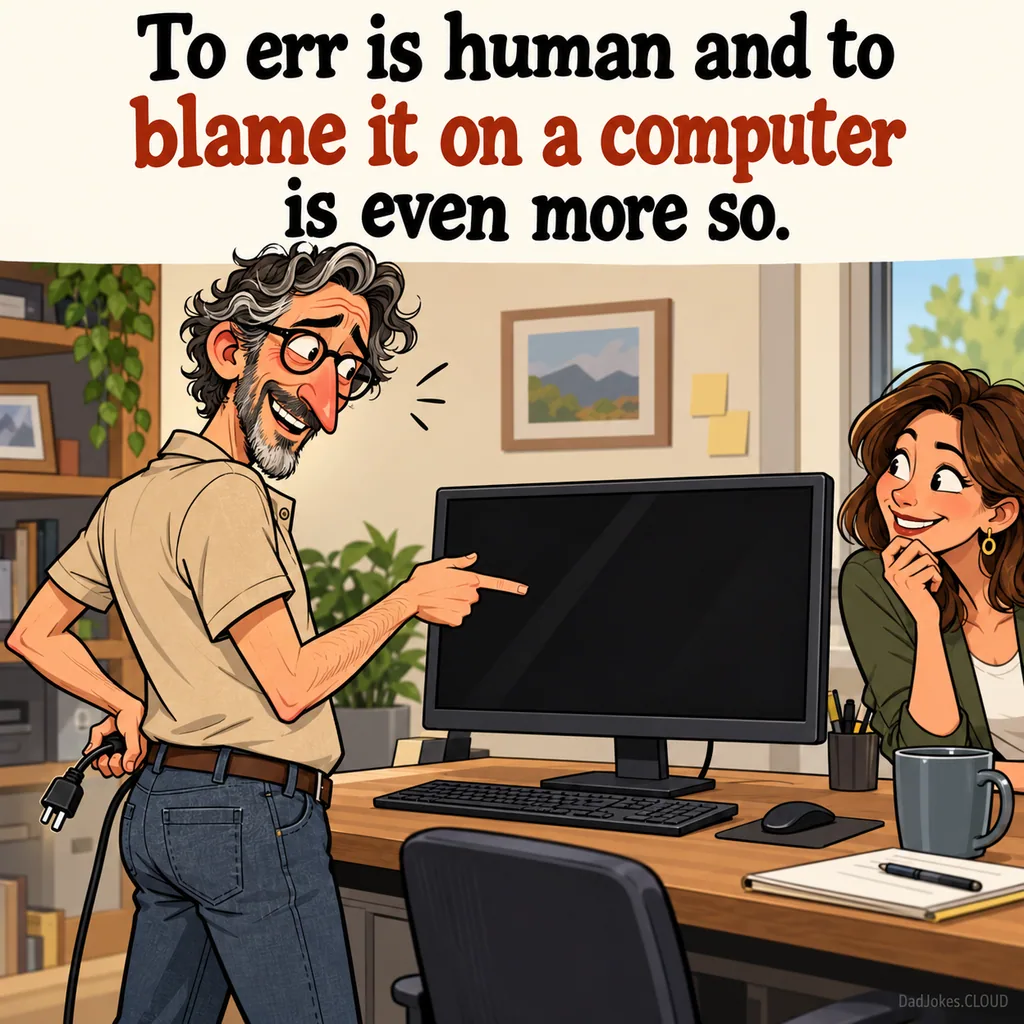Standard Operating Procedure. To err is human and to blame it on a computer is even more so.