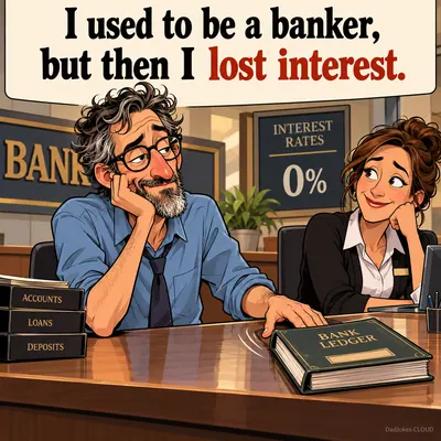 I used to be a banker, but then I lost interest.