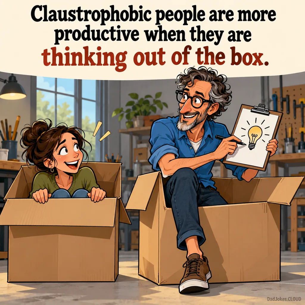 Cramped Genius. Claustrophobic people are more productive when they are thinking out of the box.