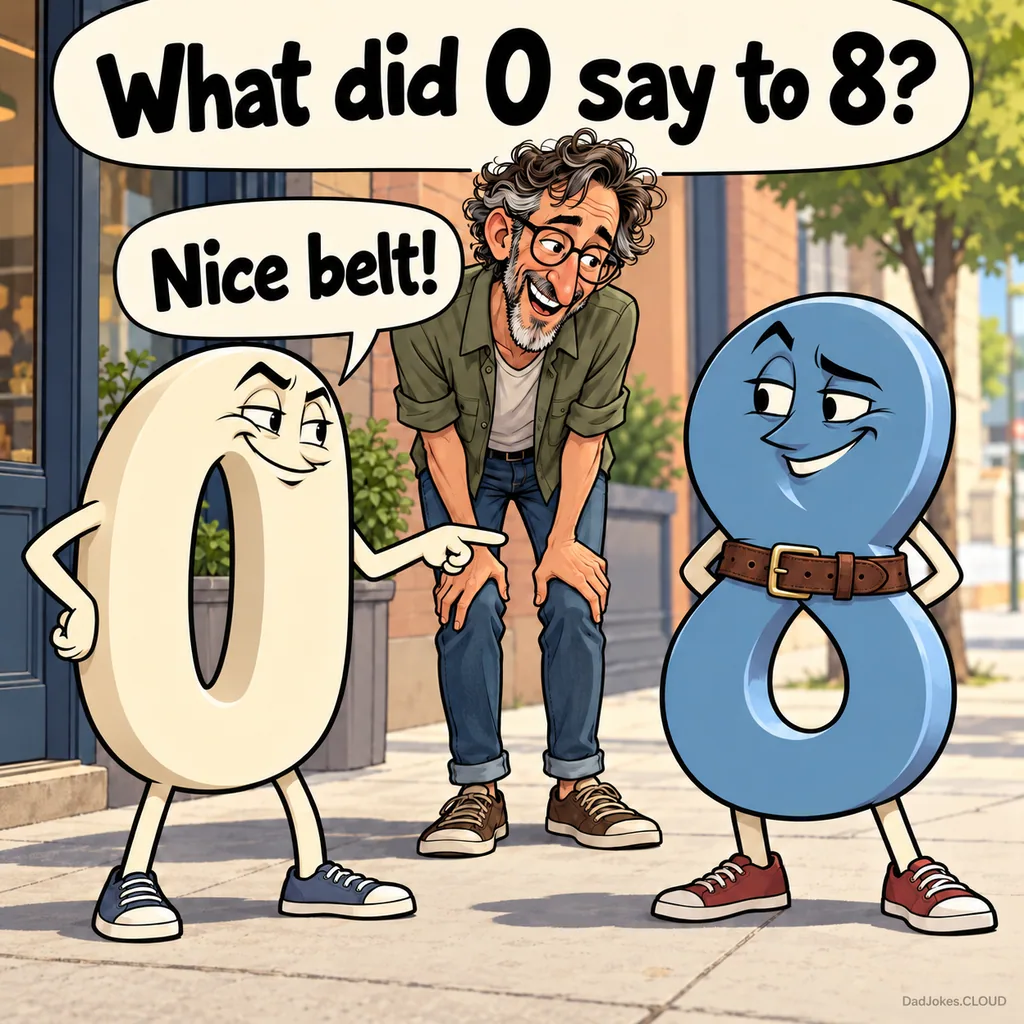 Math Class Compliments. What did 0 say to 8? Nice belt!