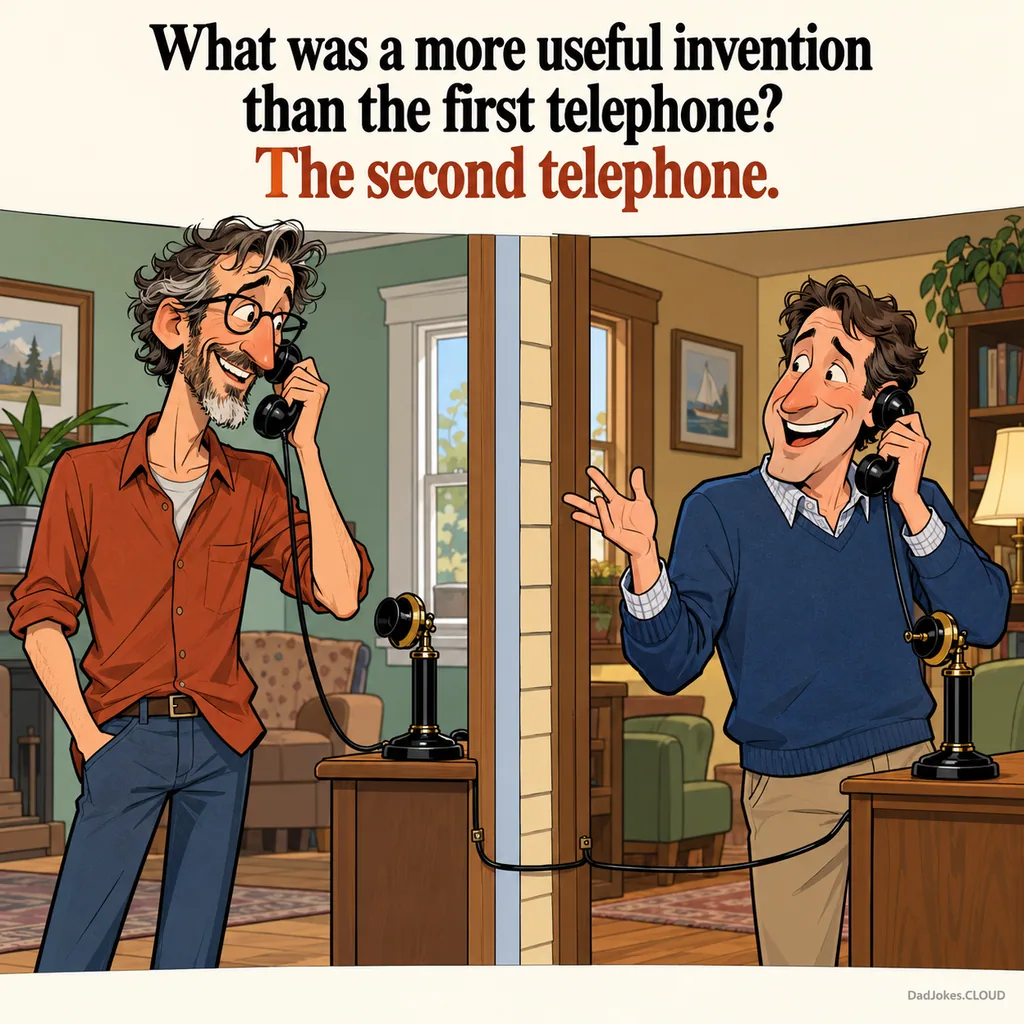 Solo Inventor Problem. What was a more useful invention than the first telephone? The second telephone.