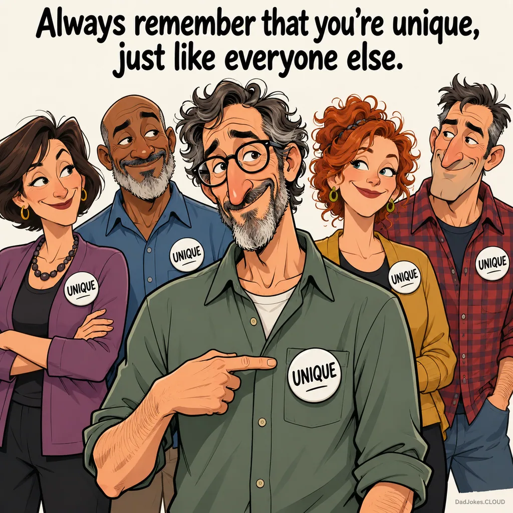 Limited Edition Crowd. Always remember that you're unique, just like everyone else.