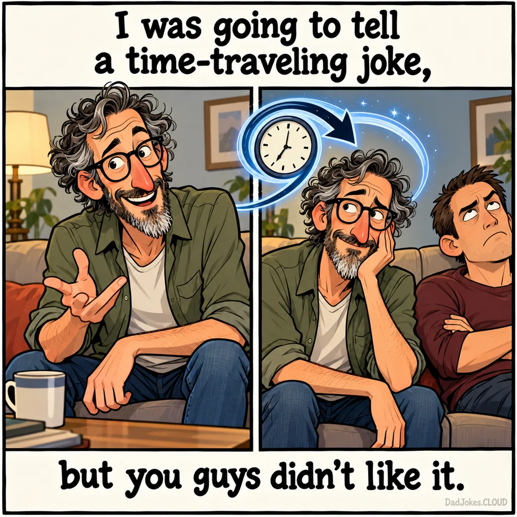Already Bombed Tomorrow. I was going to tell a time-traveling joke, but you guys didn't like it.