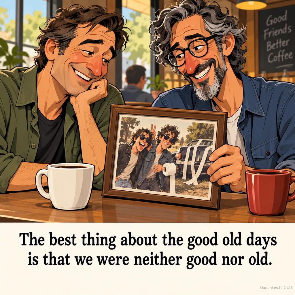 Selectively Remembered. The best thing about the good old days is that we were neither good nor old.