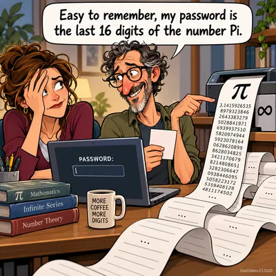 Easy to remember, my password is the last 16 digits of the number Pi.