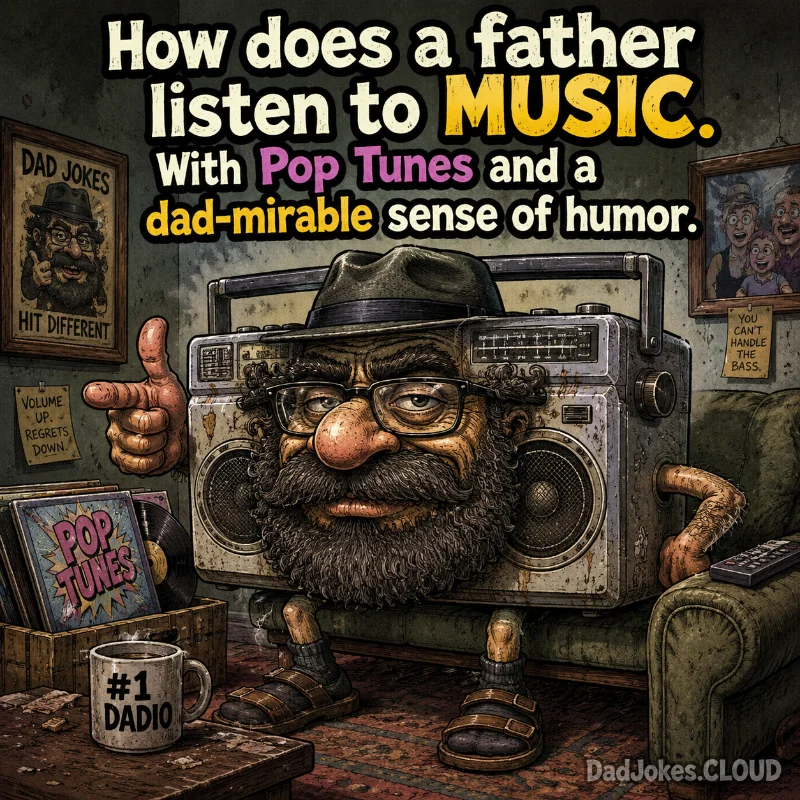 Pop Goes the Playlist. How does a father listen to music? With Pop tunes and a dad-mirable sense of humor.