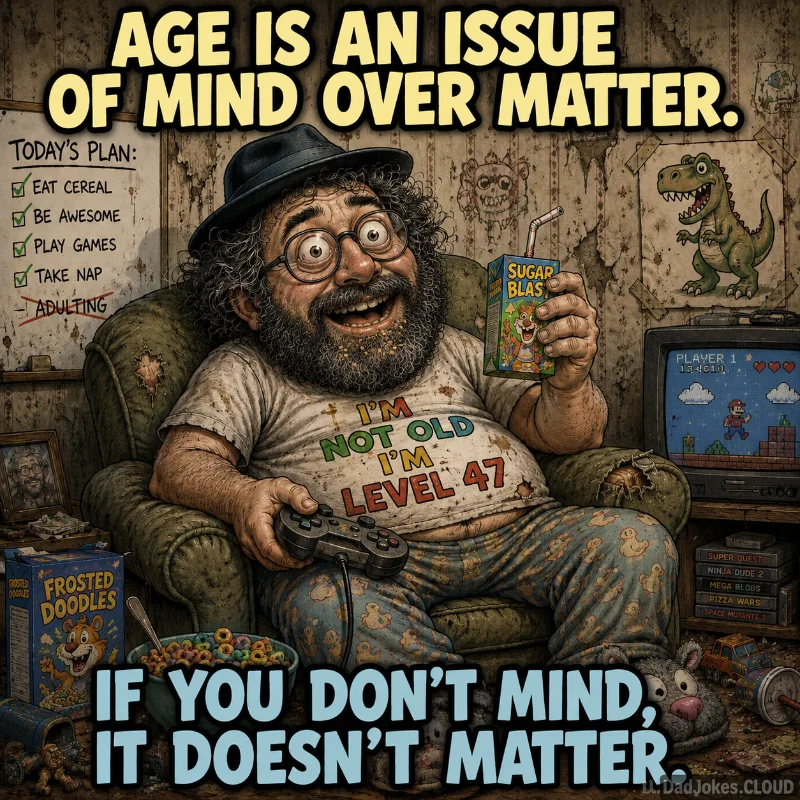 Number on the Cake. Age is an issue of mind over matter. If you don't mind, it doesn't matter.