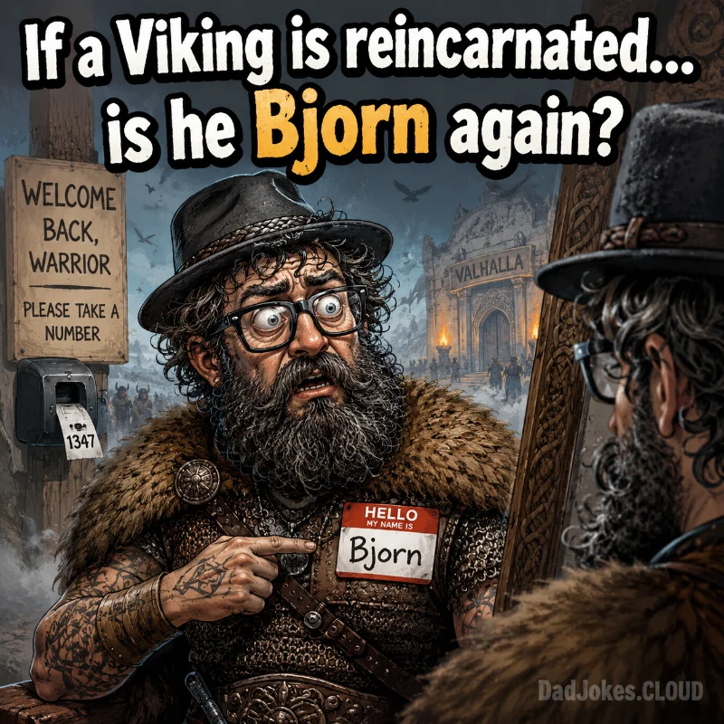 Norse Code. If a Viking is reincarnated… is he Bjorn again?