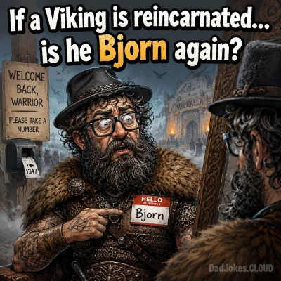 If a Viking is reincarnated… is he Bjorn again?