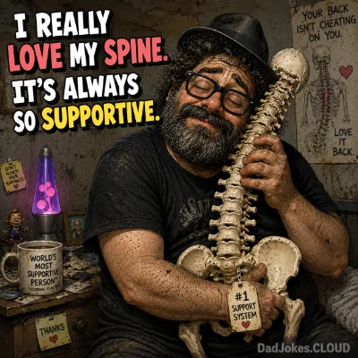I really love my spine. It's always so supportive.