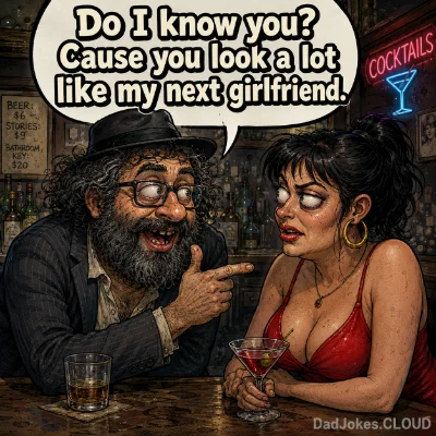 Do I know you? Cause you look a lot like my next girlfriend.