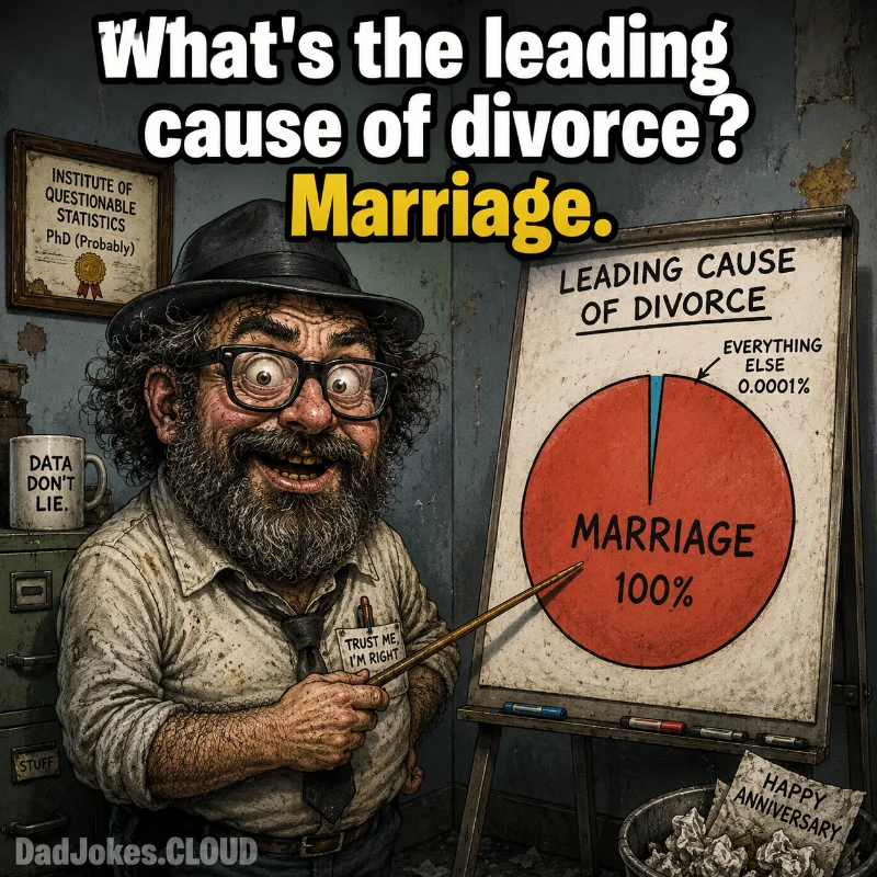 Root Cause Analysis. What's the leading cause of divorce? Marriage.