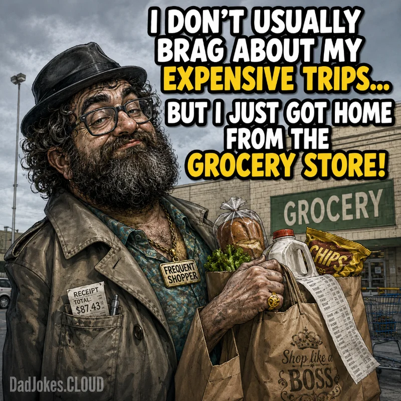 Big Spender Update. I don't usually brag about my expensive trips… but I just got home from the grocery store!