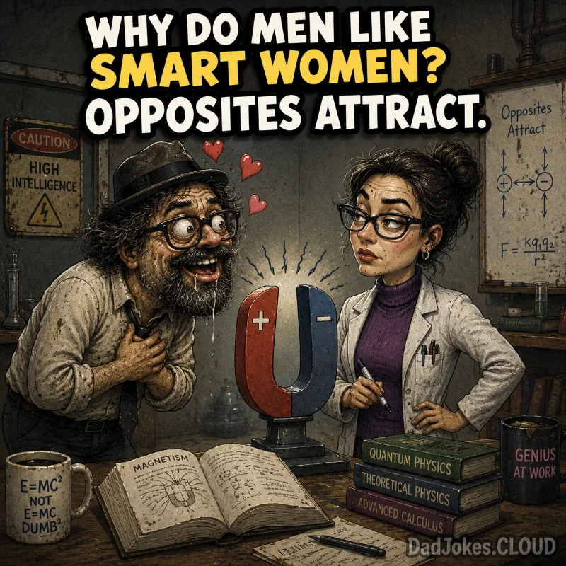 Courtship Study. Why do men like smart women? Opposites attract.