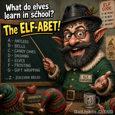 What do elves learn in school? The ELF-ABET!