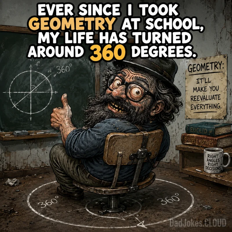 Protractor Confessions. Ever since I took geometry at school, my life has turned around 360 degrees.