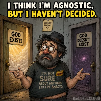 I think I'm agnostic, but I haven't decided.