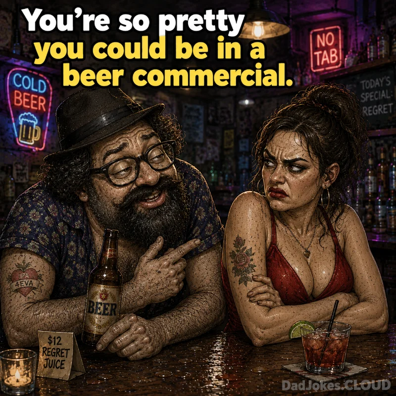 High Compliment Detected. You're so pretty you could be in a beer commercial.