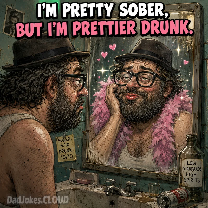 Lighting Director's Choice. I'm pretty sober, but I'm prettier drunk.