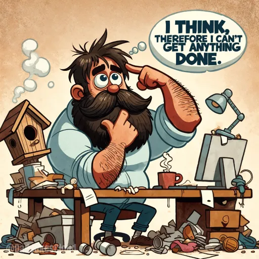 Thinker's Block. I think, therefore I can't get anything done.