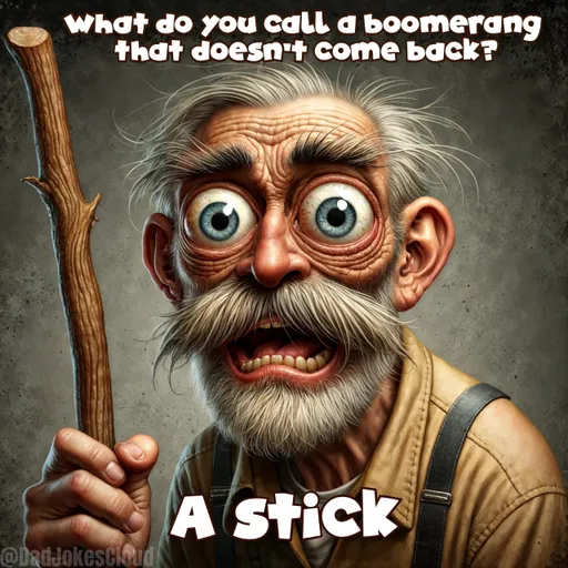 Returns Not Accepted. What do you call a boomerang that doesn't come back? A stick.
