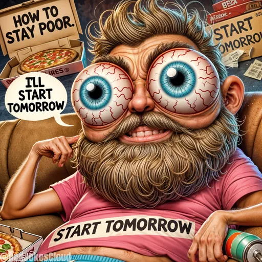 The Mythical Monday. How to stay poor.
I'll start tomorrow.