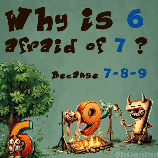 Numeral Crime Report. Why is 6 afraid of 7? Because 7-8-9.