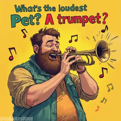 What's the loudest pet? A trumpet!