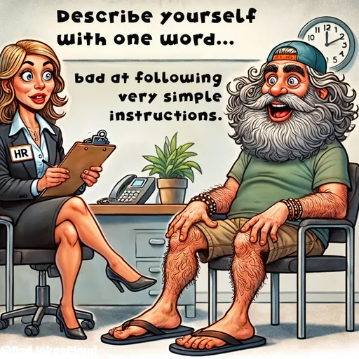Reading Is Optional. Describe yourself with one word… bad at following very simple instructions.