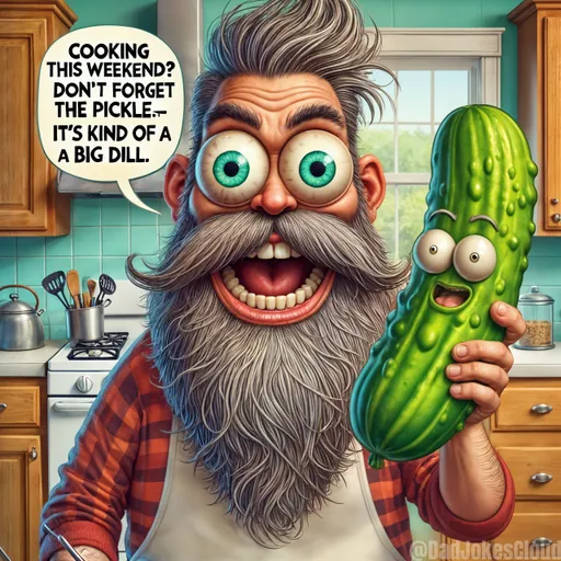Brining Down the House. Cooking this weekend? Don't forget the pickle… it's kind of a big dill.