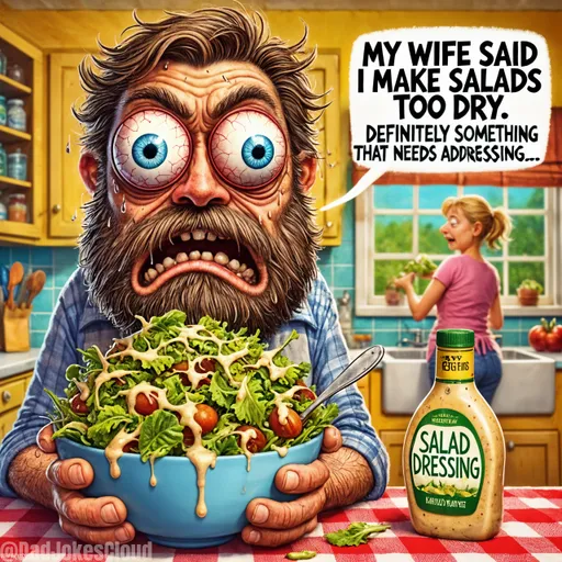 Bowl of Diplomacy. My wife said I make salads too dry. Definitely something that needs addressing…