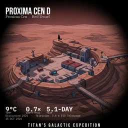 Today's world, Proxima Cen d