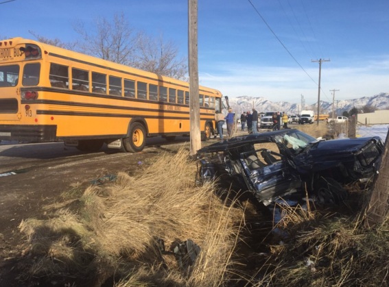 Two Teenagers In Serious Condition In Weber County School Bus Accident