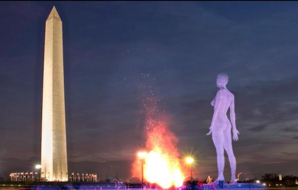 Foot Tall Statue Of Nude Woman To Stand On National Mall Gephardt Daily