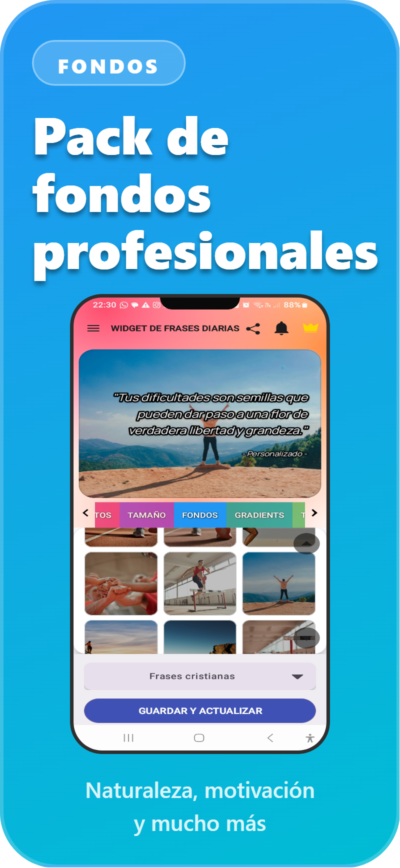 DailyBoost Widget tamaño 4x2 captura 4