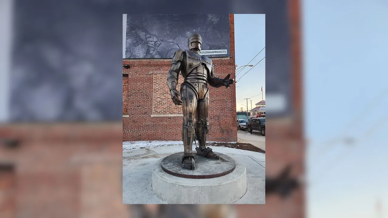 Detroit’s RoboCop Statue Finally Unveiled After Years of Delays