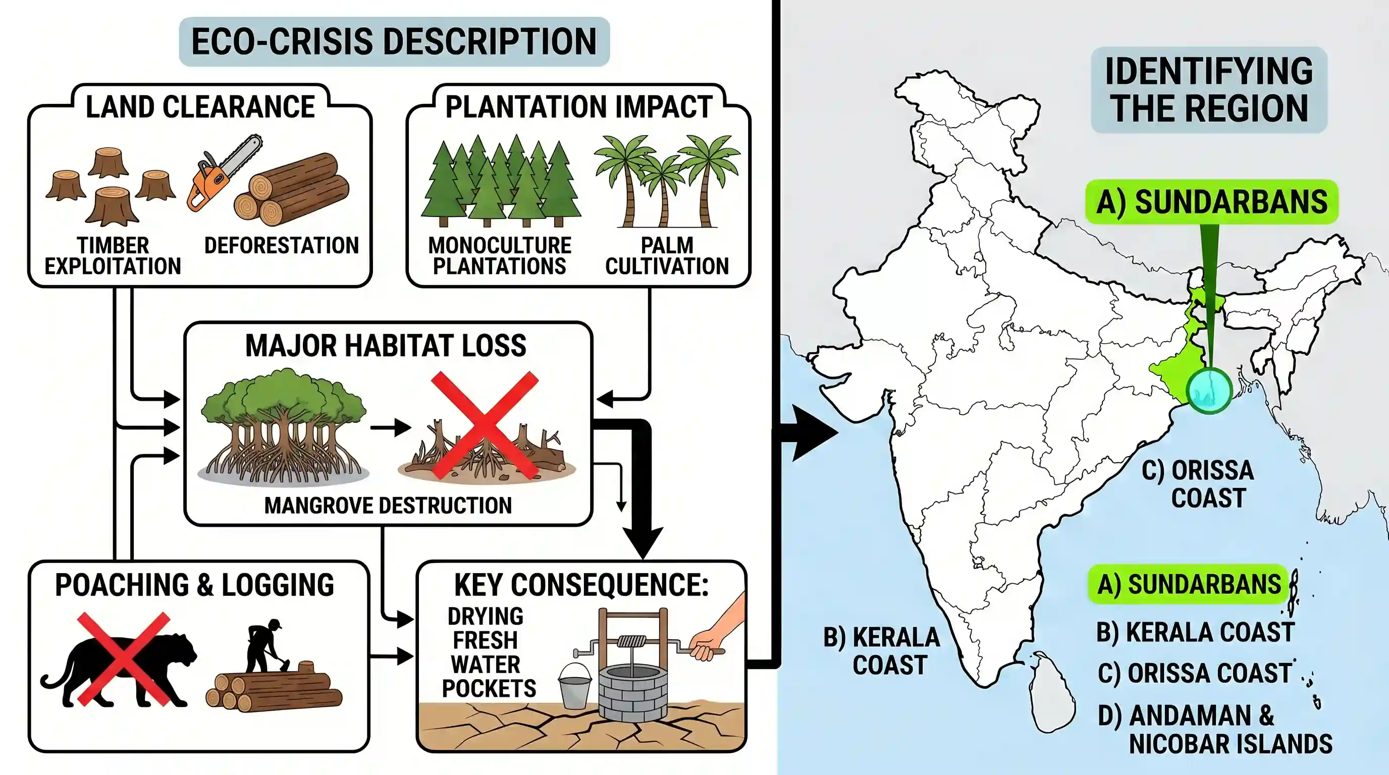 geography: “Monoculture of commercially viable trees is destroying the unique natural profile of ...Thoughtless exploitation of tim