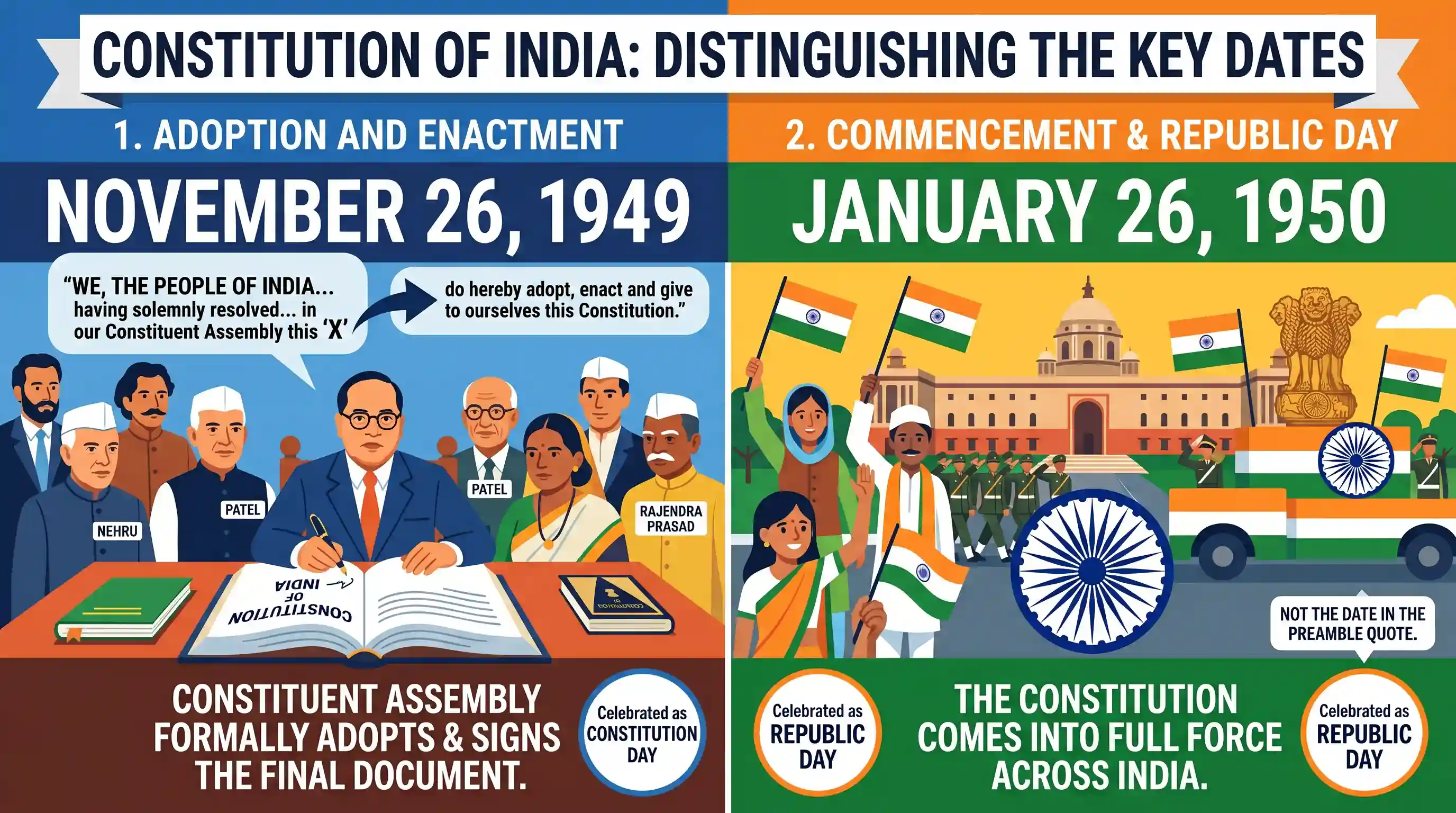 polity-and-governance: In the following quotation, “WE, THE PEOPLE OF INDIA, having solemnly resolved to constitute India into a Sovereign Soci