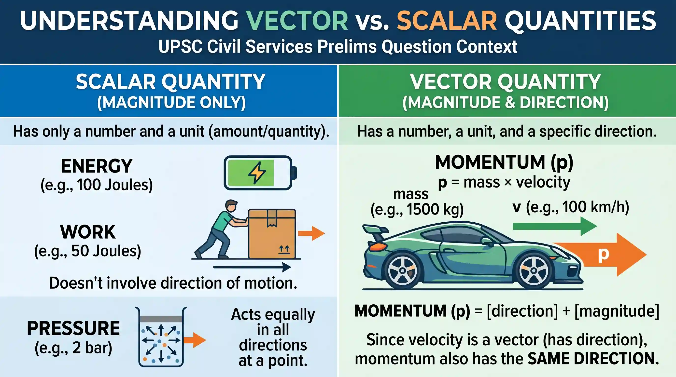 science-and-technology: Which one of the following is a vector quantity?