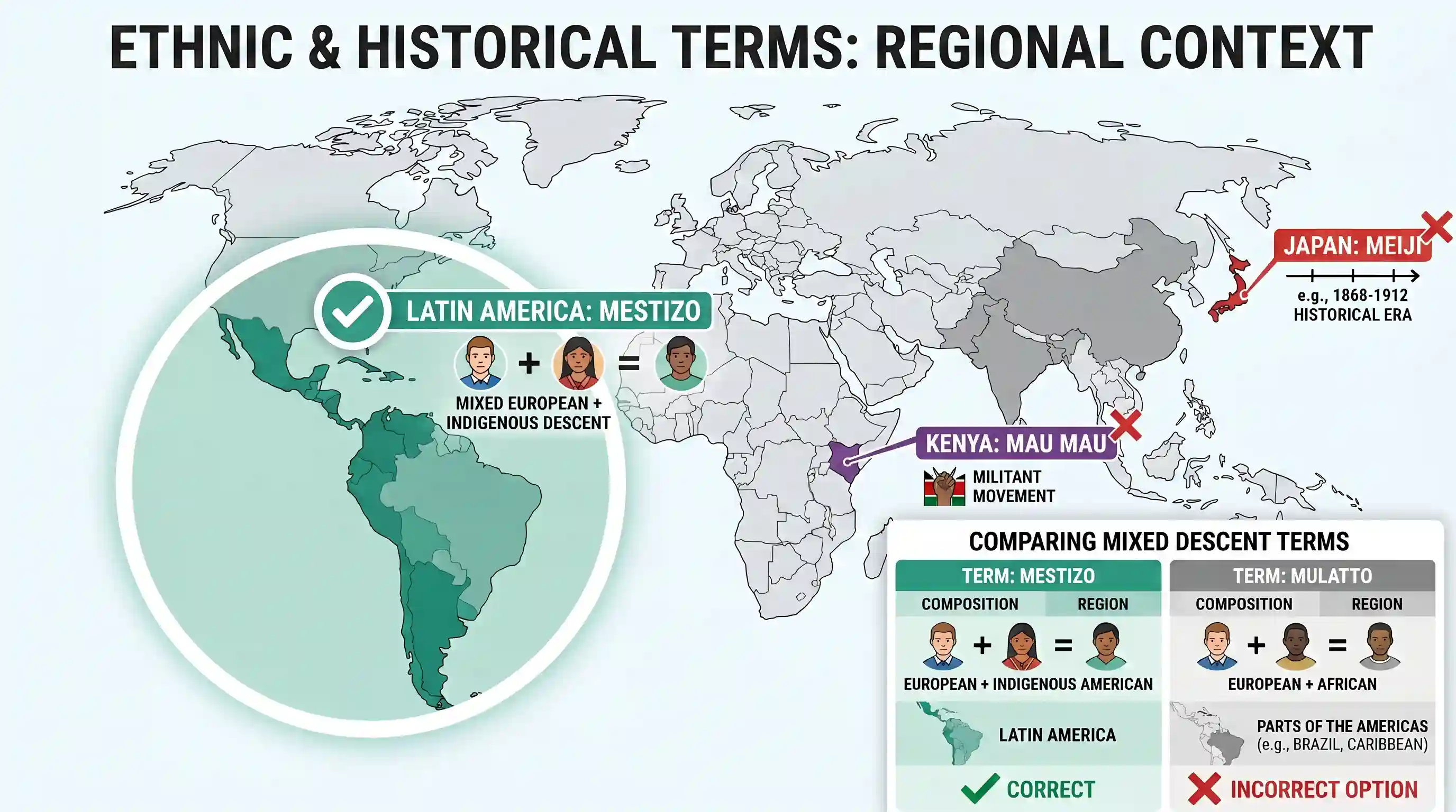 geography: A person of mixed European and Indian blood in Latin America is called a