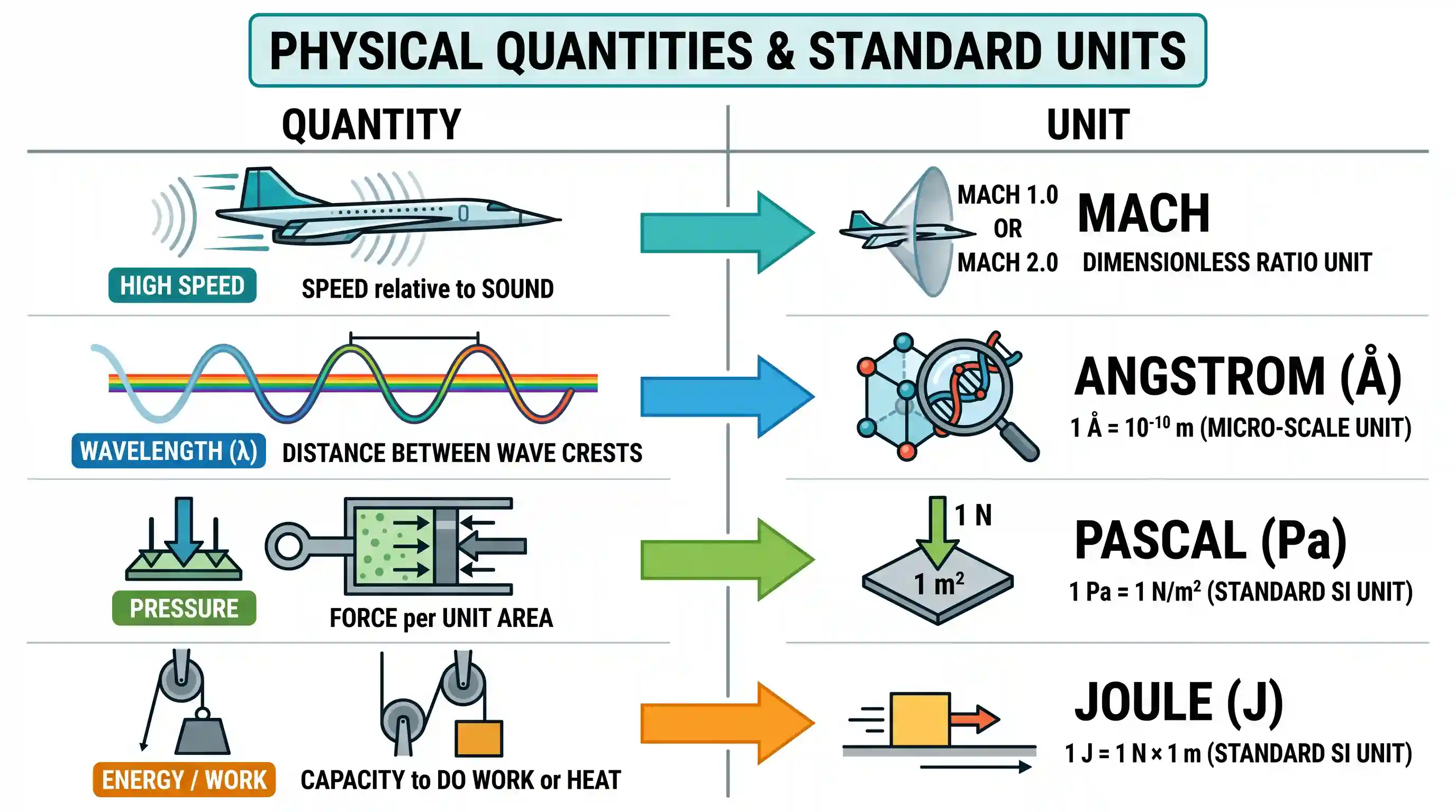 science-and-technology: Match List I (Quantity) with List II (Units) and select the correct answer using the codes given below the Lists: List I
